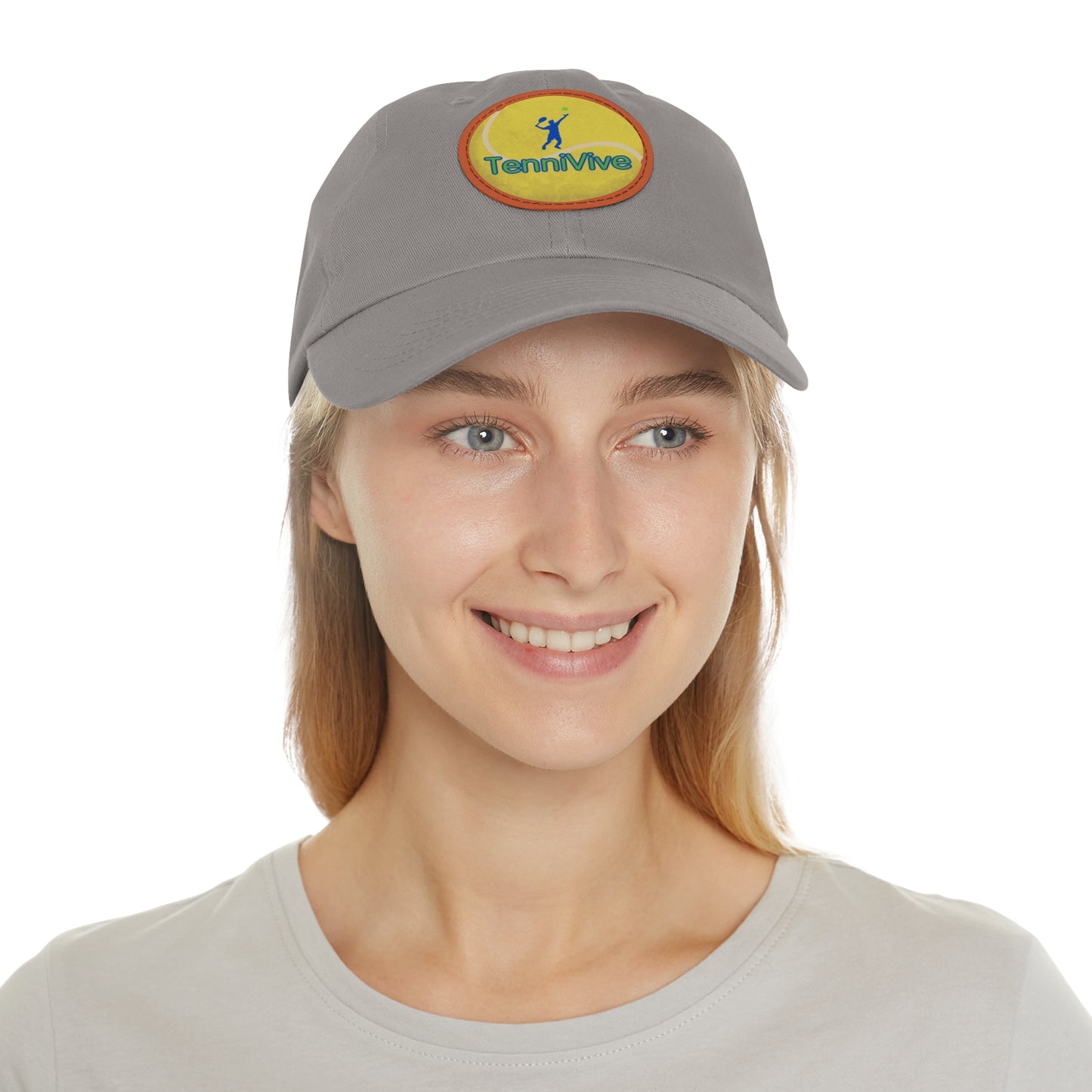 TenniVive Hat with Leather Patch (Round)