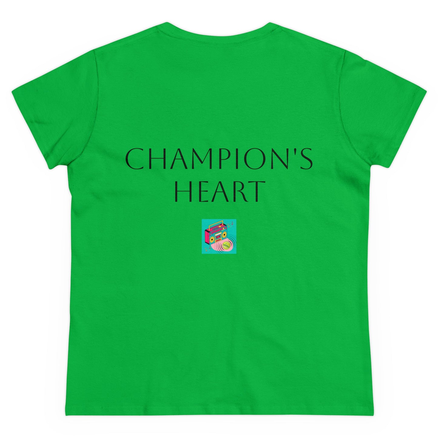 Champion’s Heart Collection - Women's Midweight Cotton Tee