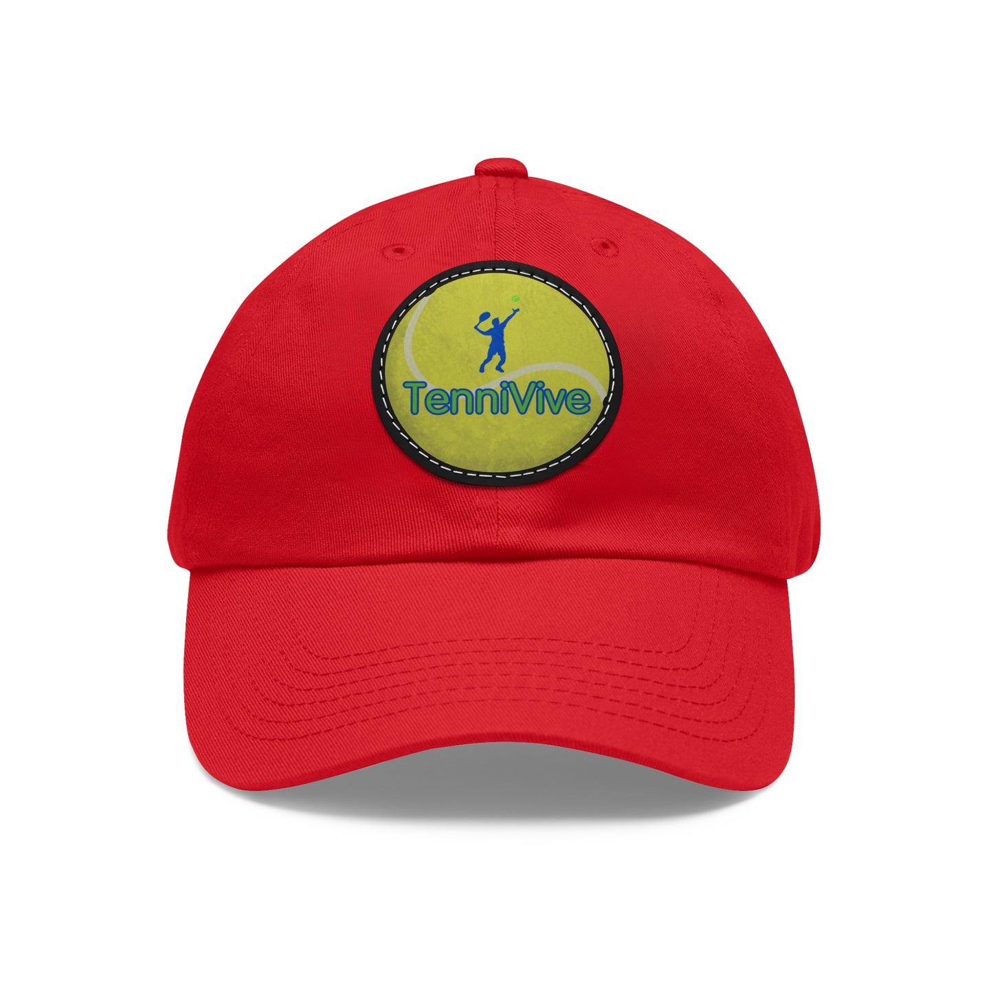 TenniVive Hat with Leather Patch (Round)