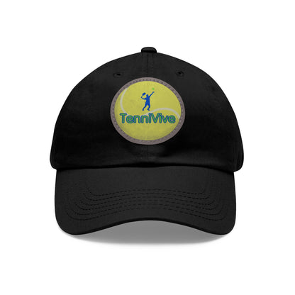 TenniVive Hat with Leather Patch (Round)