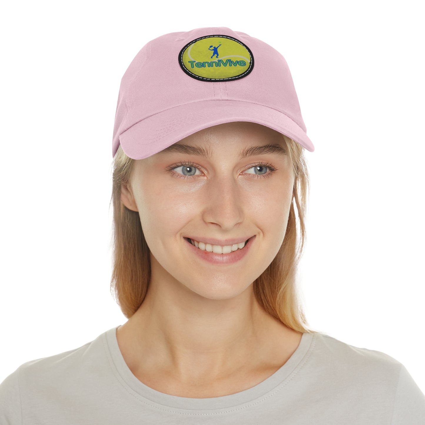 TenniVive Hat with Leather Patch (Round)