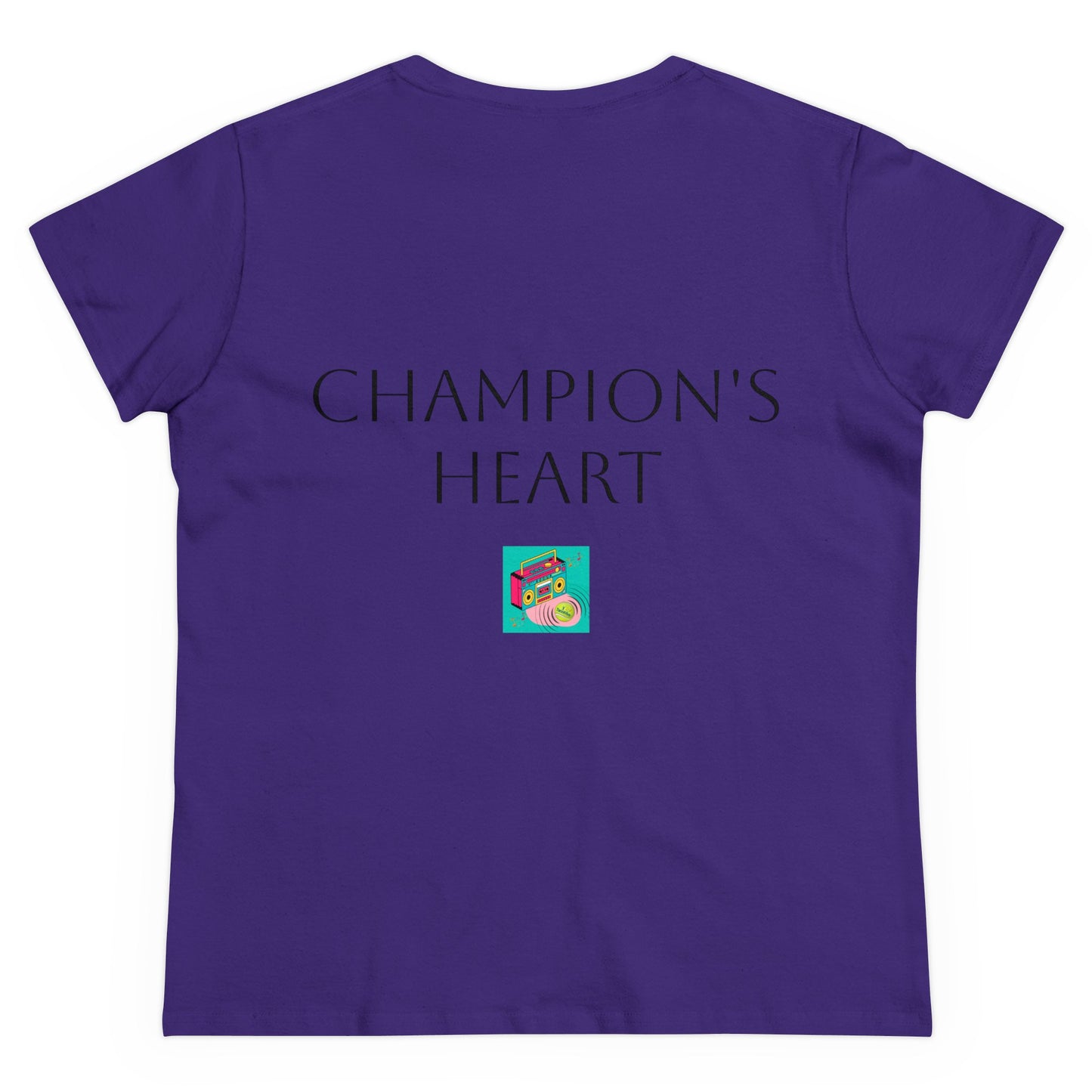 Champion’s Heart Collection - Women's Midweight Cotton Tee