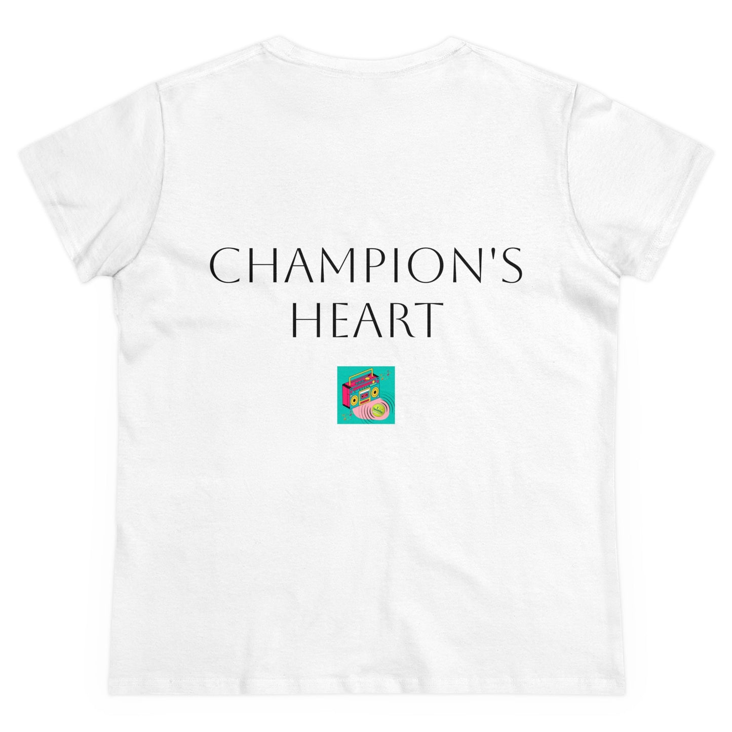 Champion’s Heart Collection - Women's Midweight Cotton Tee