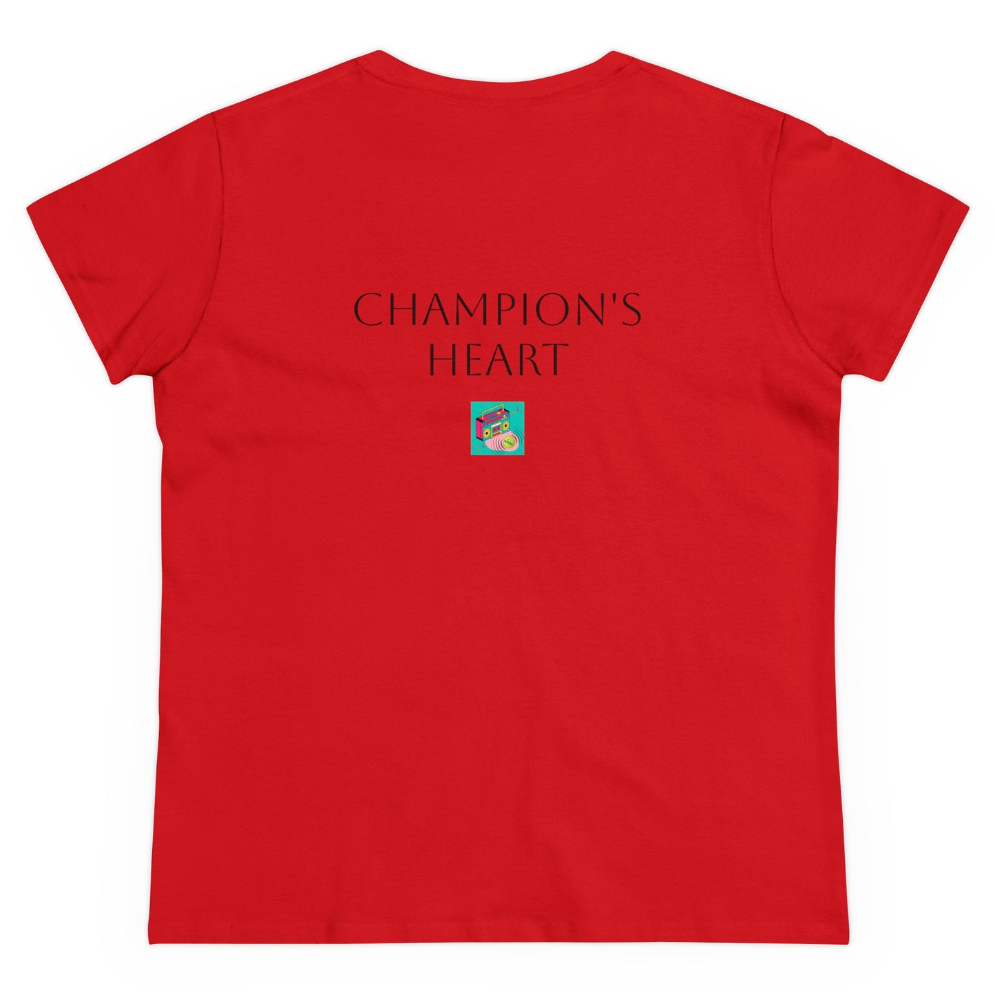 Champion’s Heart Collection - Women's Midweight Cotton Tee