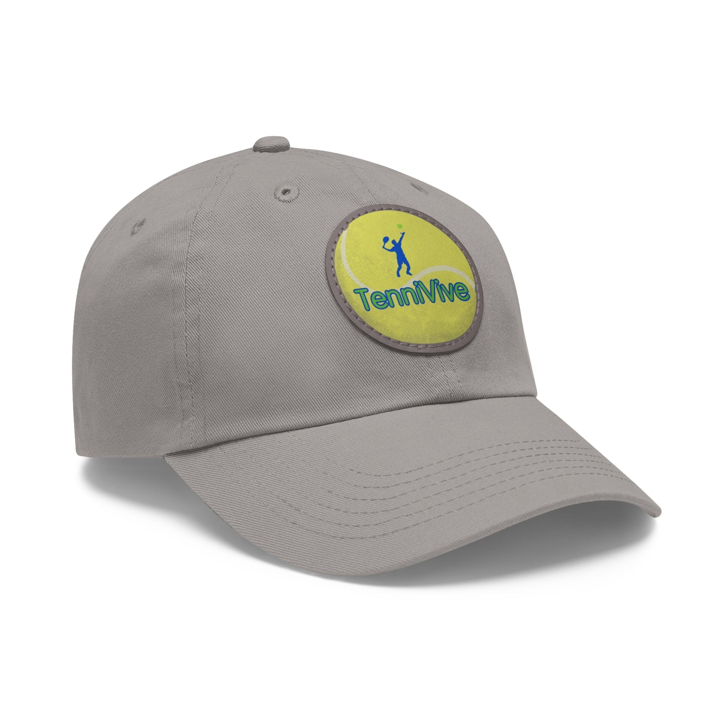 TenniVive Hat with Leather Patch (Round)