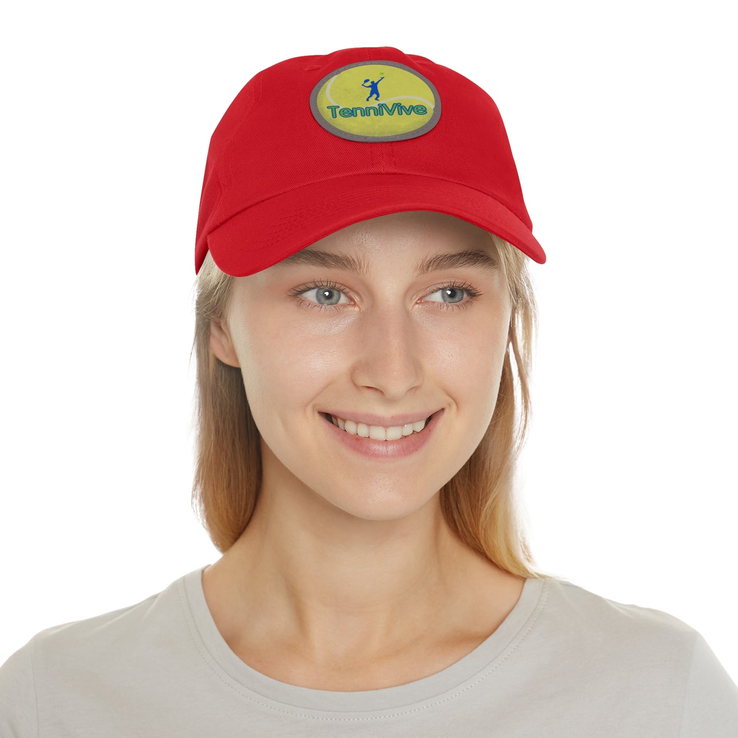 TenniVive Hat with Leather Patch (Round)