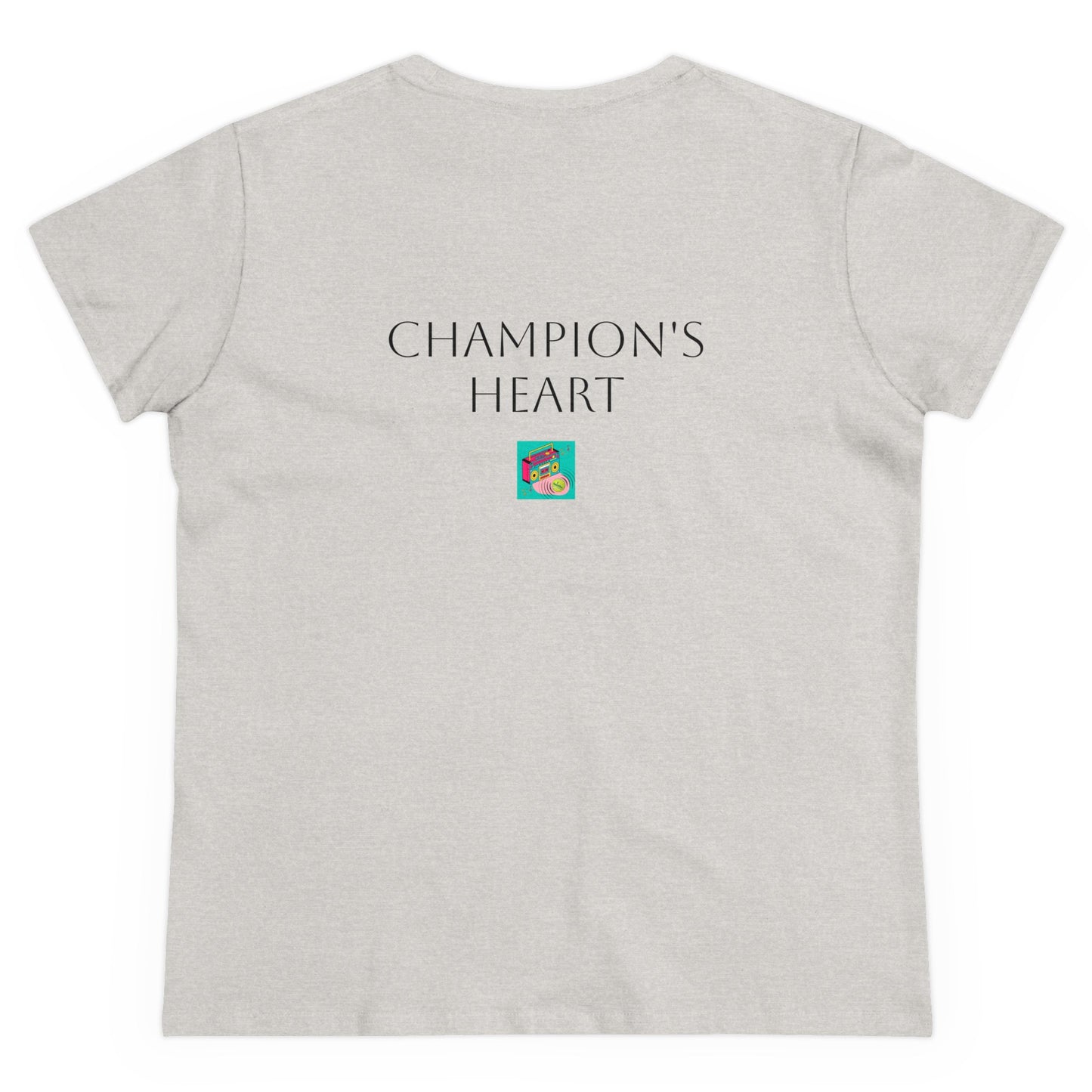 Champion’s Heart Collection - Women's Midweight Cotton Tee