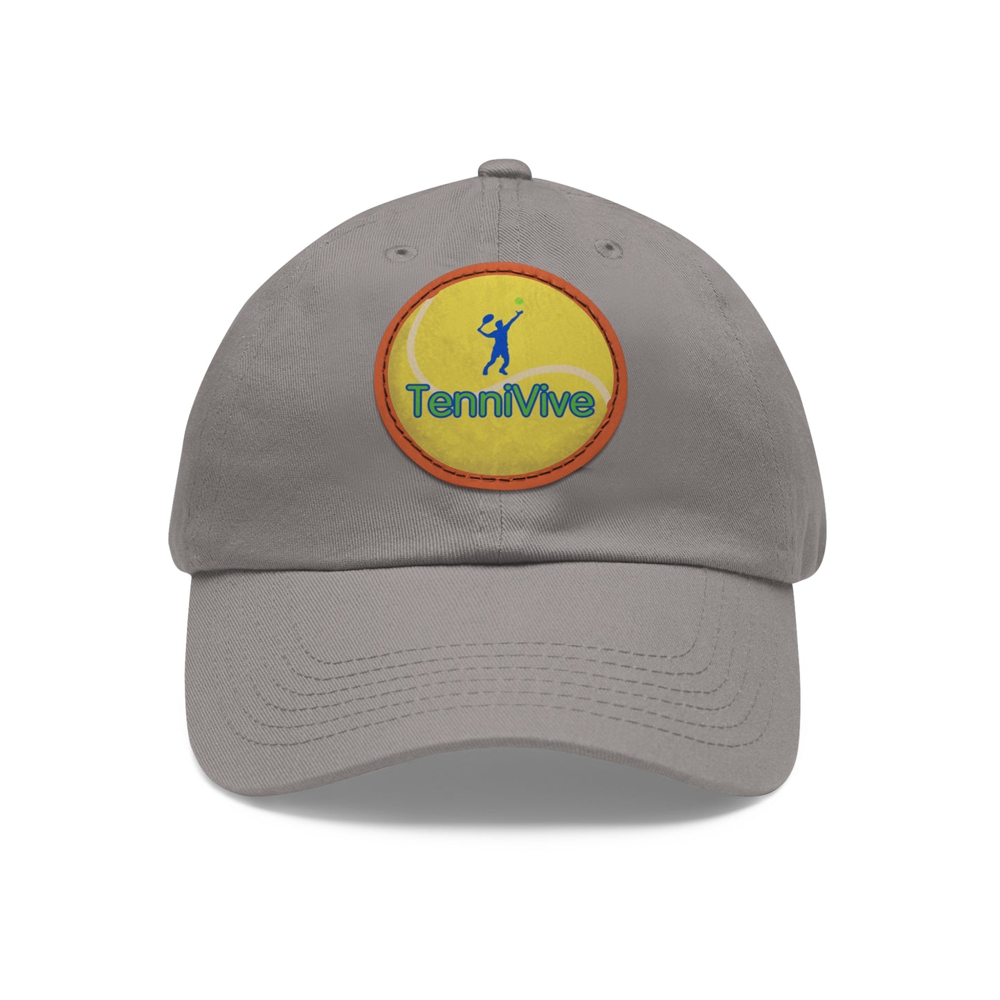 TenniVive Hat with Leather Patch (Round)