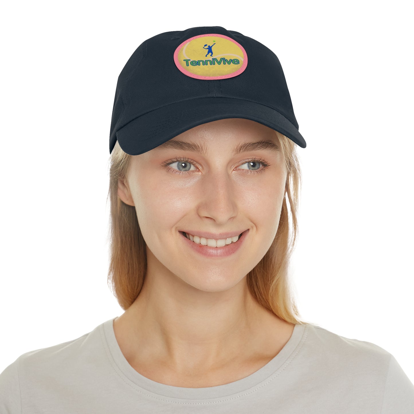 TenniVive Hat with Leather Patch (Round)