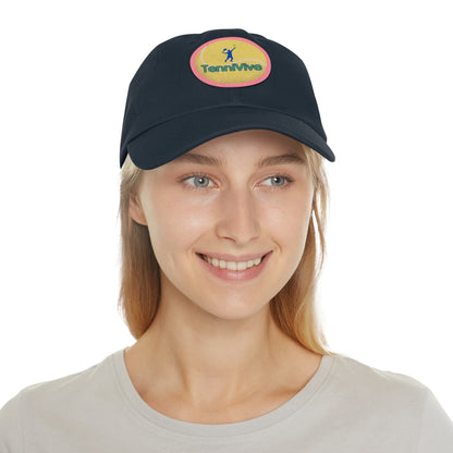 TenniVive Hat with Leather Patch (Round)