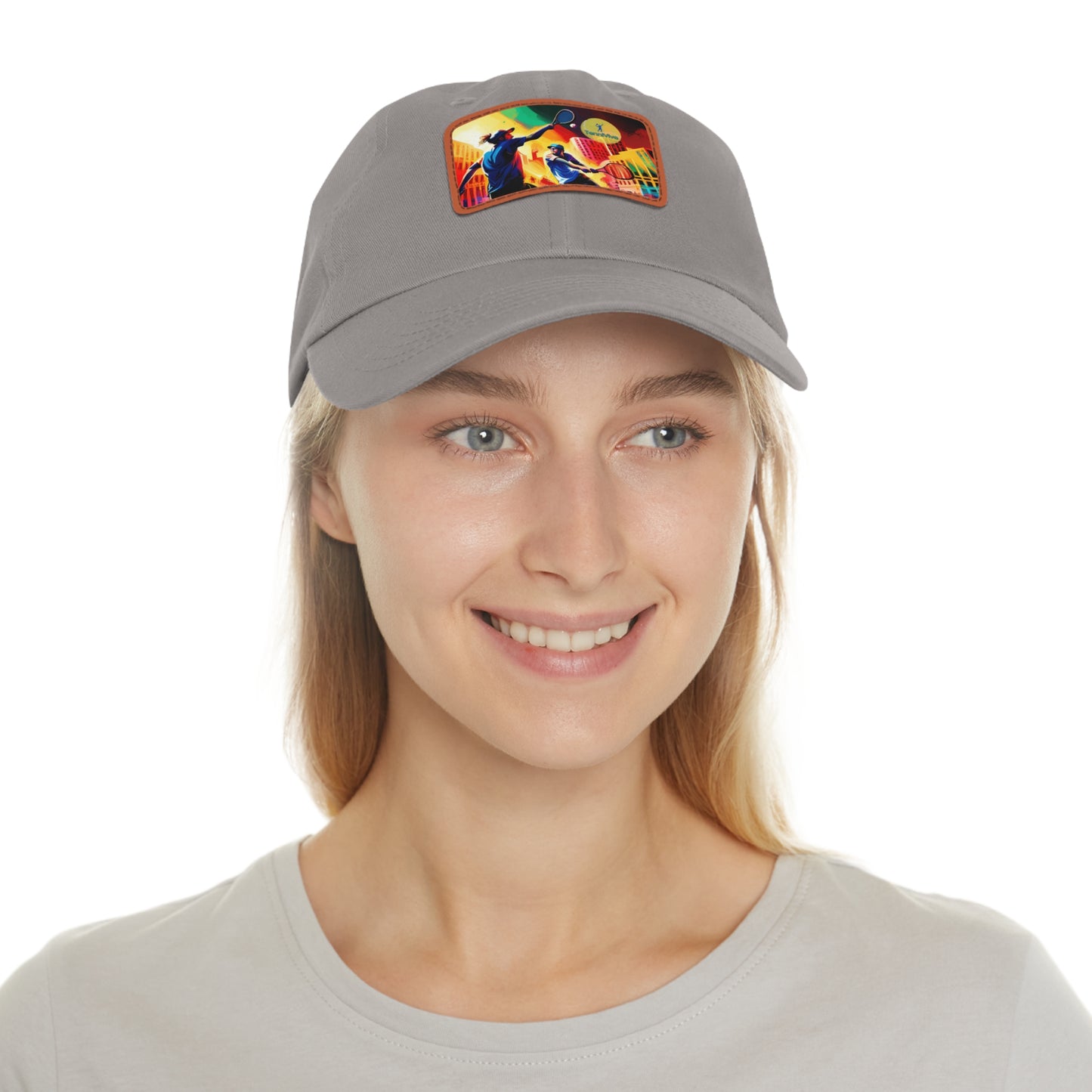 TenniVive CourtCraft Fashion Line Hats with Leather Patch