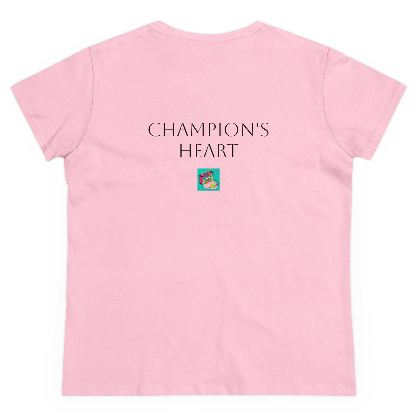 Champion’s Heart Collection - Women's Midweight Cotton Tee