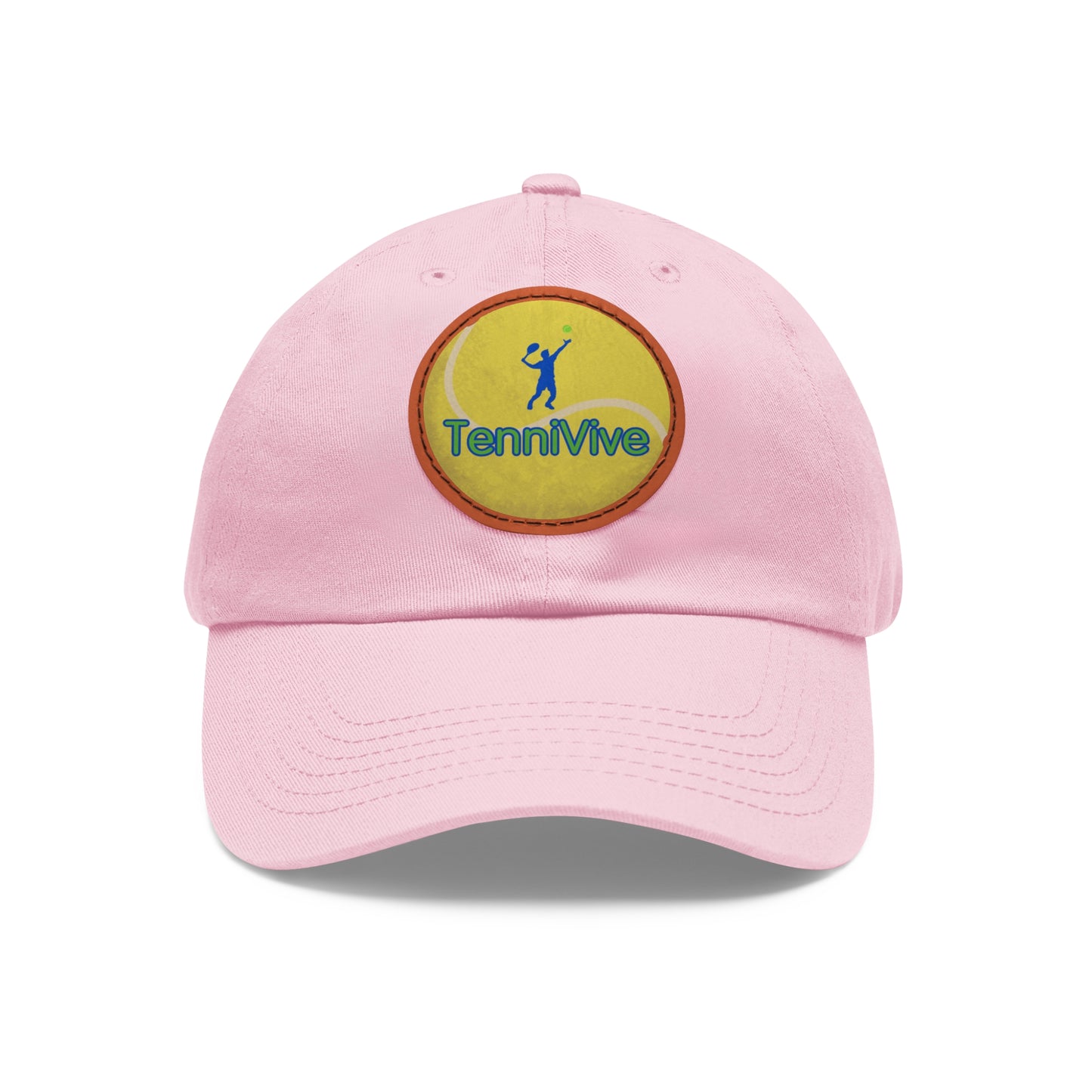 TenniVive Hat with Leather Patch (Round)