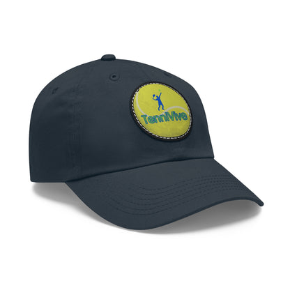 TenniVive Hat with Leather Patch (Round)