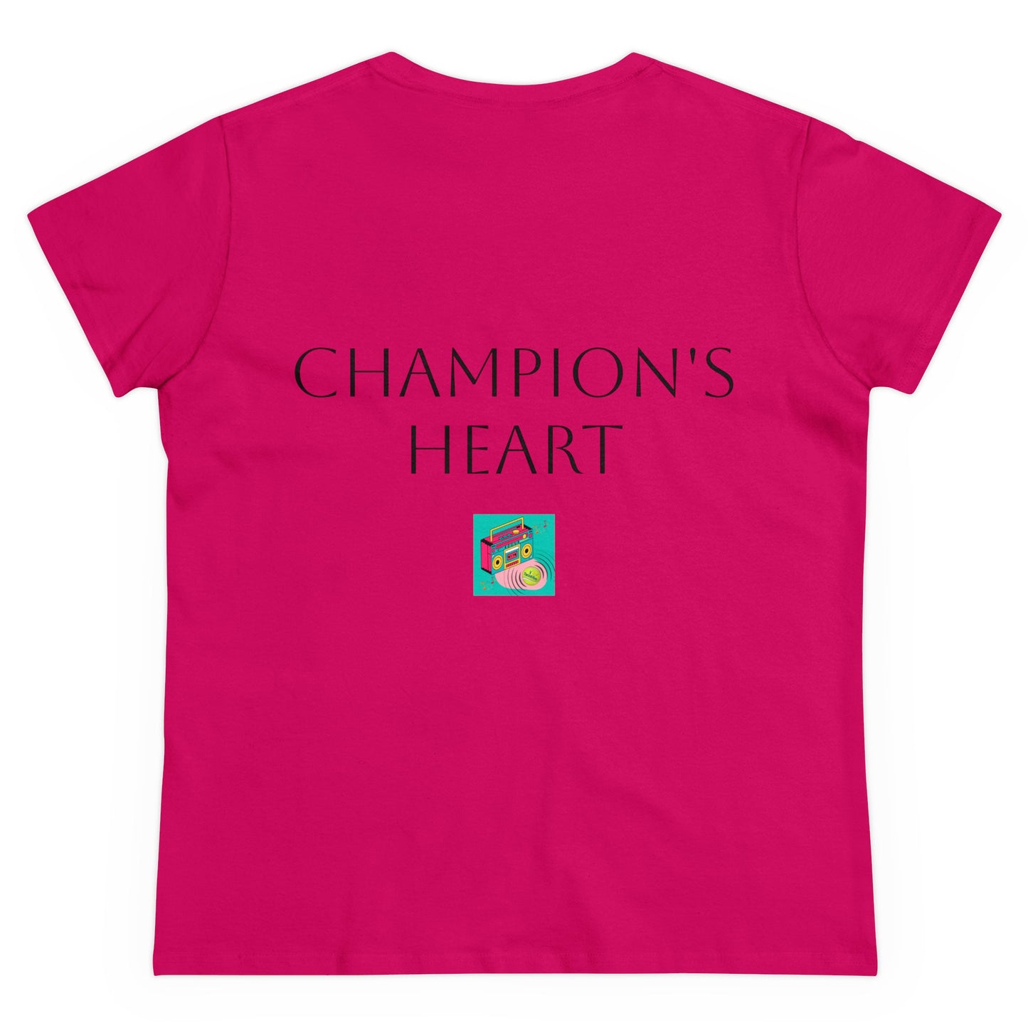 Champion’s Heart Collection - Women's Midweight Cotton Tee