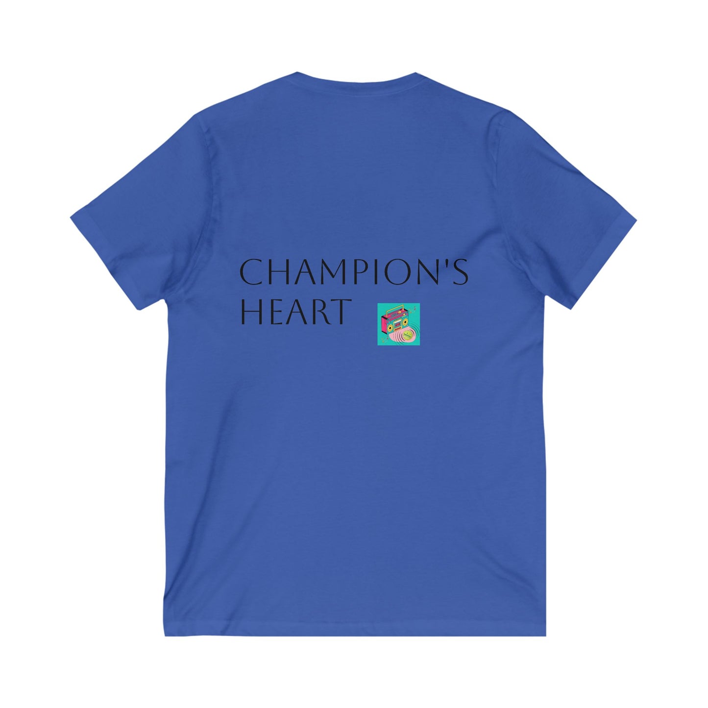 Champion’s Heart Collection Unisex Jersey V-Neck Tee