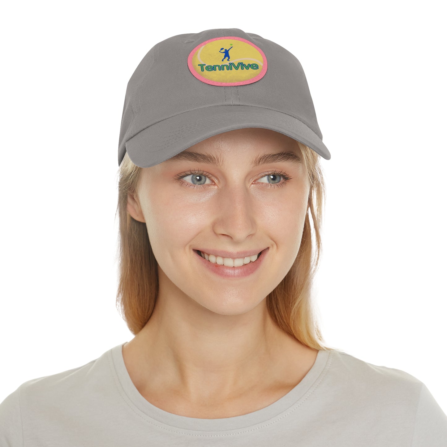 TenniVive Hat with Leather Patch (Round)