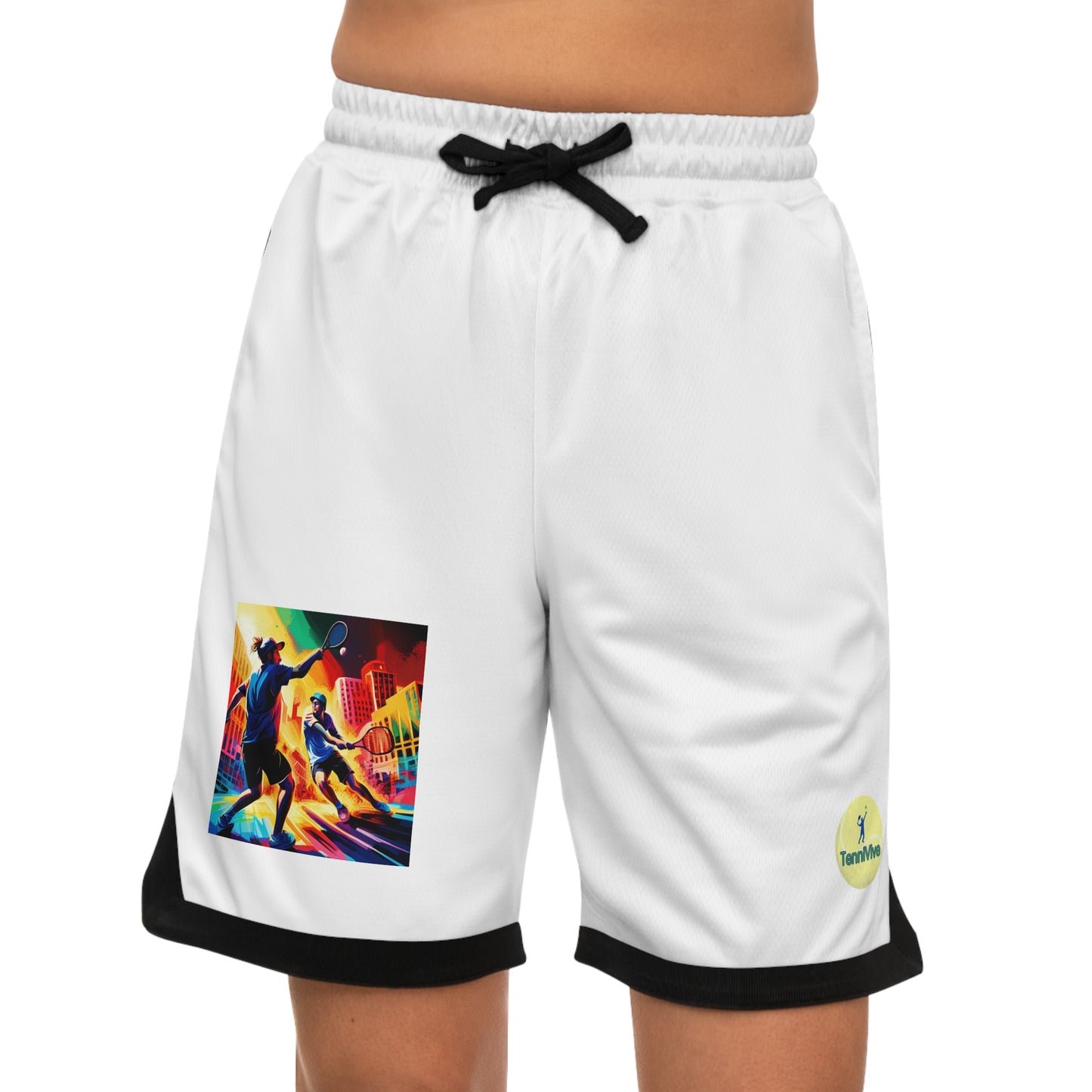 TenniVive CourtCraft Fashion Line Rib Shorts: Stay Dry and Look Stylish.