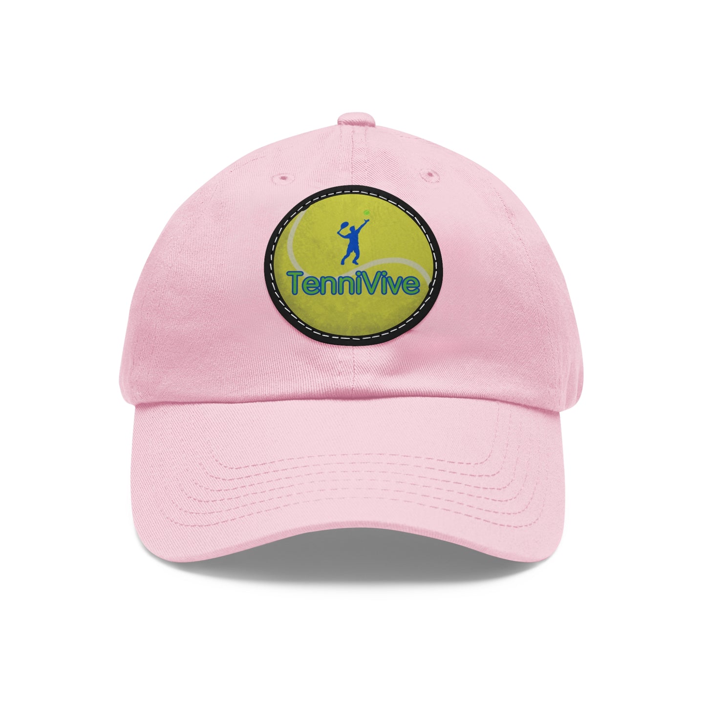 TenniVive Hat with Leather Patch (Round)