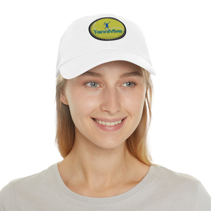 TenniVive Hat with Leather Patch (Round)