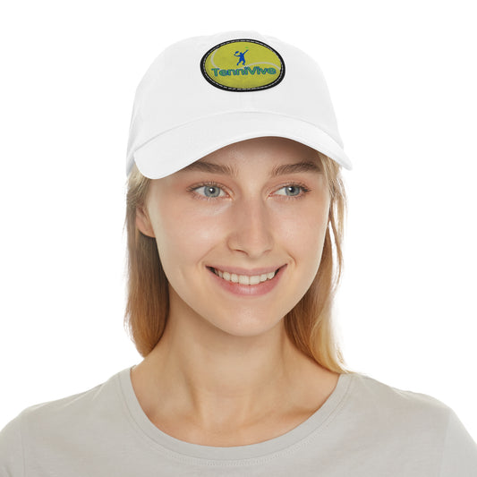 TenniVive Hat with Leather Patch (Round)