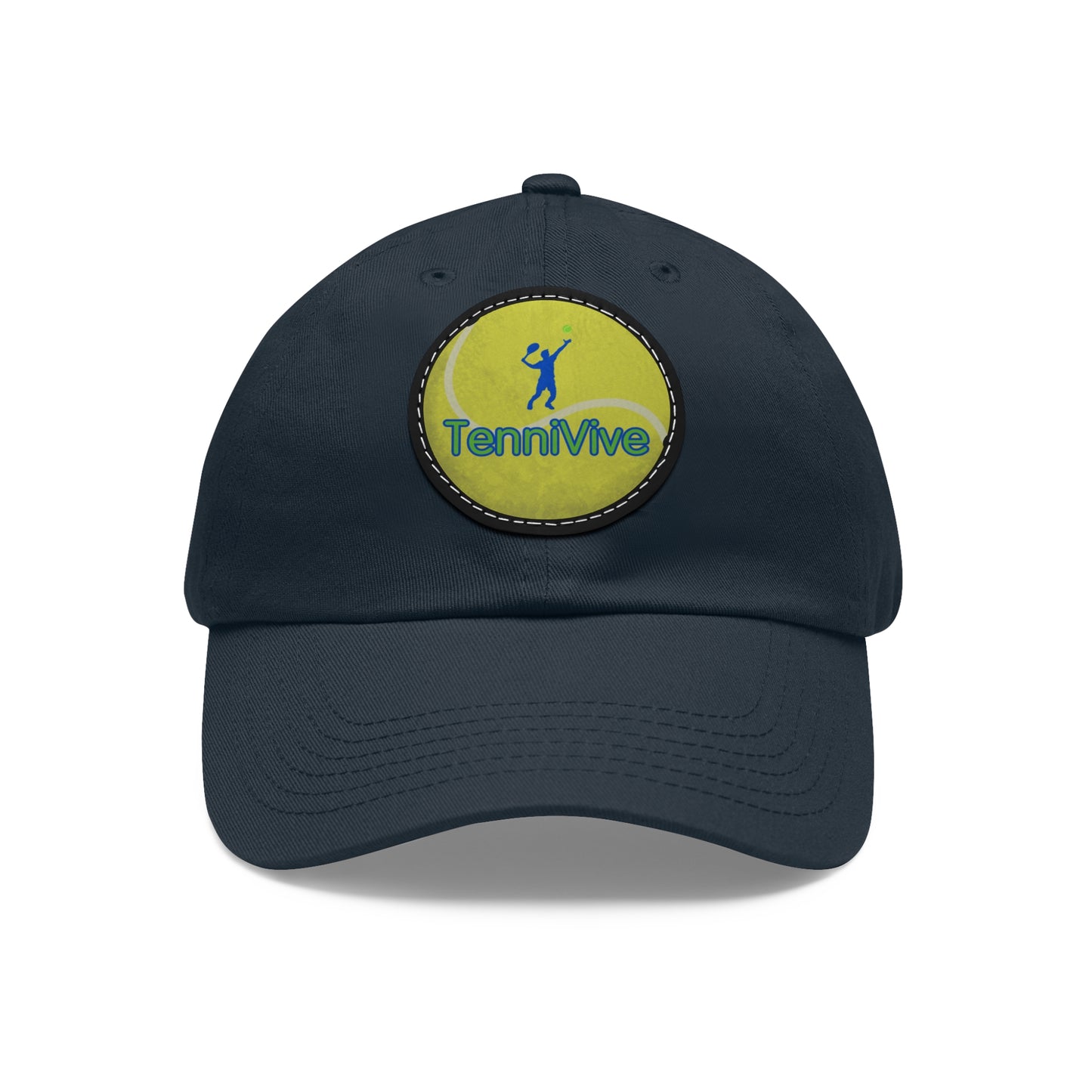 TenniVive Hat with Leather Patch (Round)