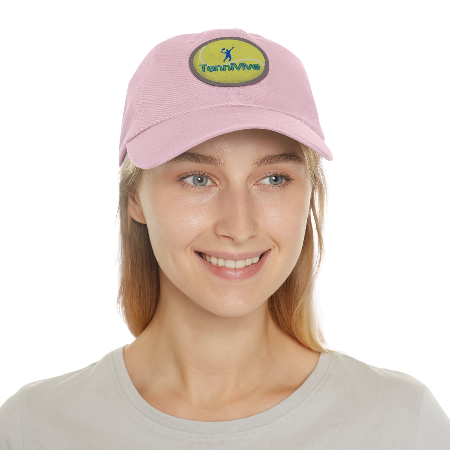 TenniVive Hat with Leather Patch (Round)