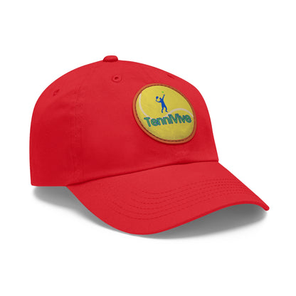 TenniVive Hat with Leather Patch (Round)