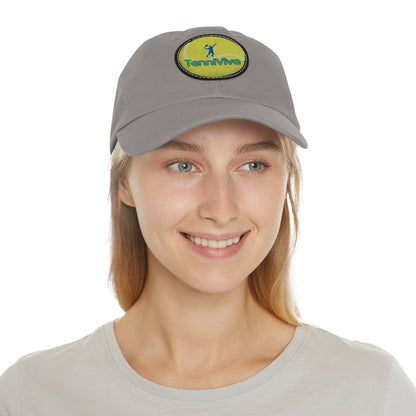 TenniVive Hat with Leather Patch (Round)