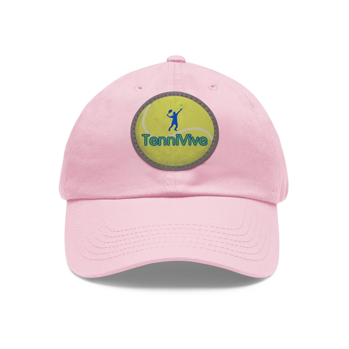 TenniVive Hat with Leather Patch (Round)