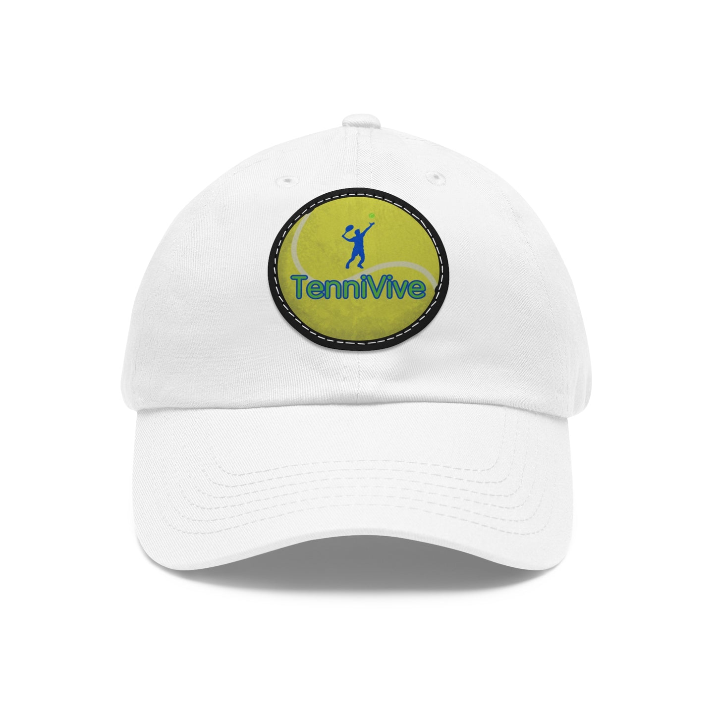 TenniVive Hat with Leather Patch (Round)