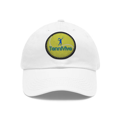 TenniVive Hat with Leather Patch (Round)