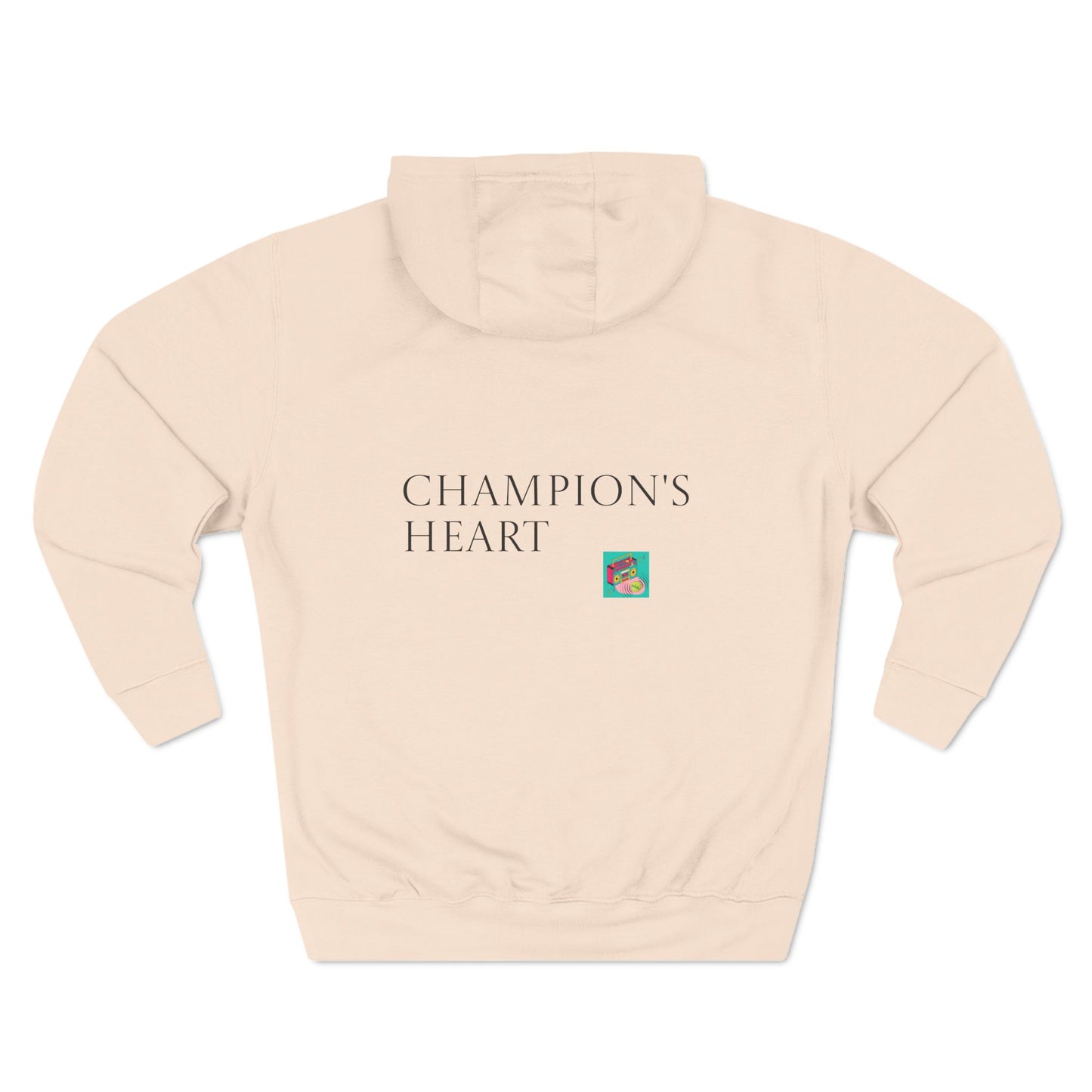 Champion's Heart Three-Panel Fleece Hoodie